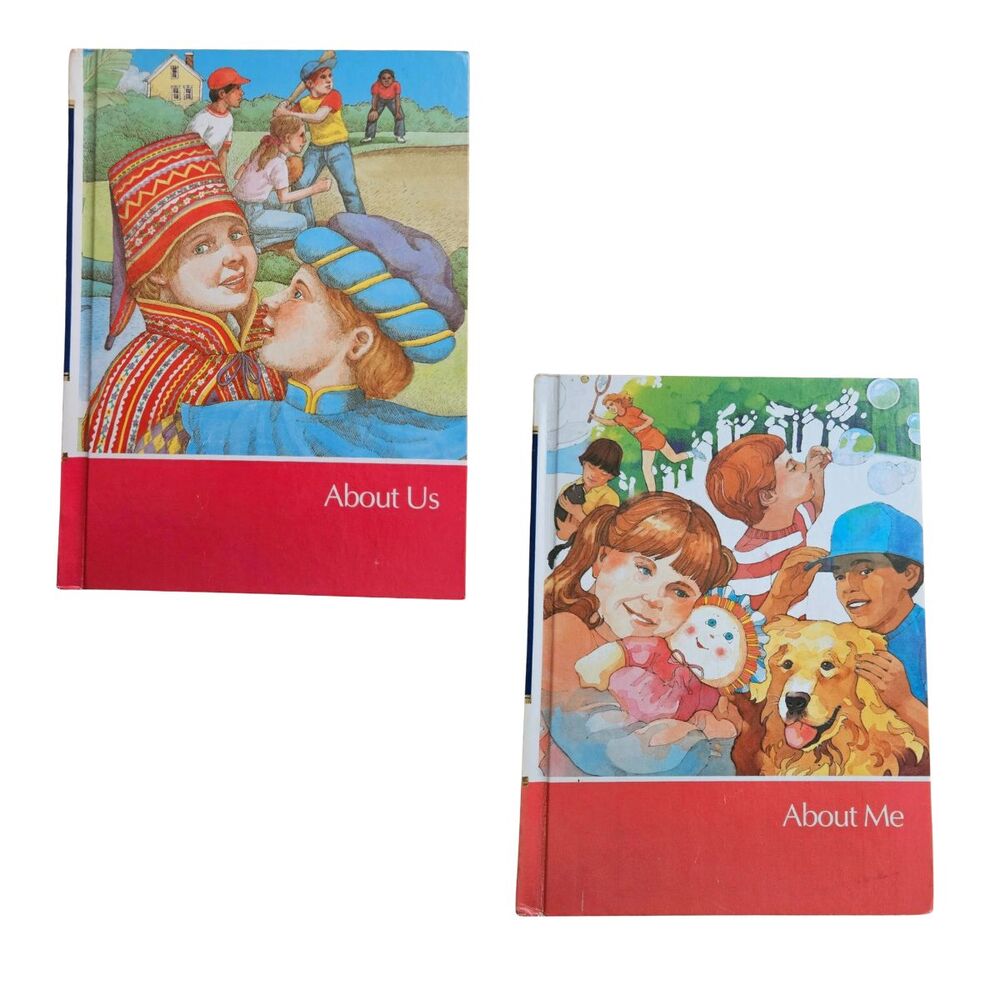 Childcraft Vtg 1986 Books About Us Volume 8, About Me Volume 14 Hardcover